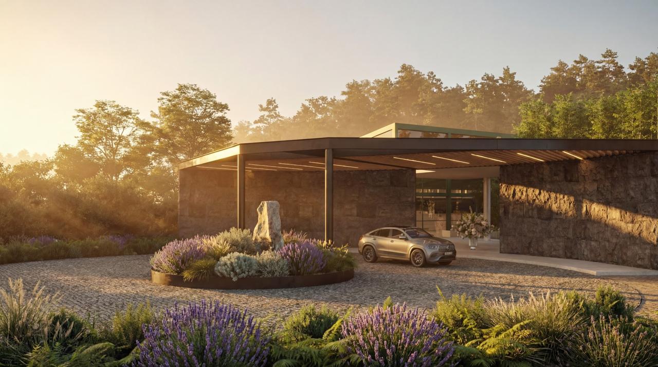 Detalle de montaje de recepción con centros de mesa florales